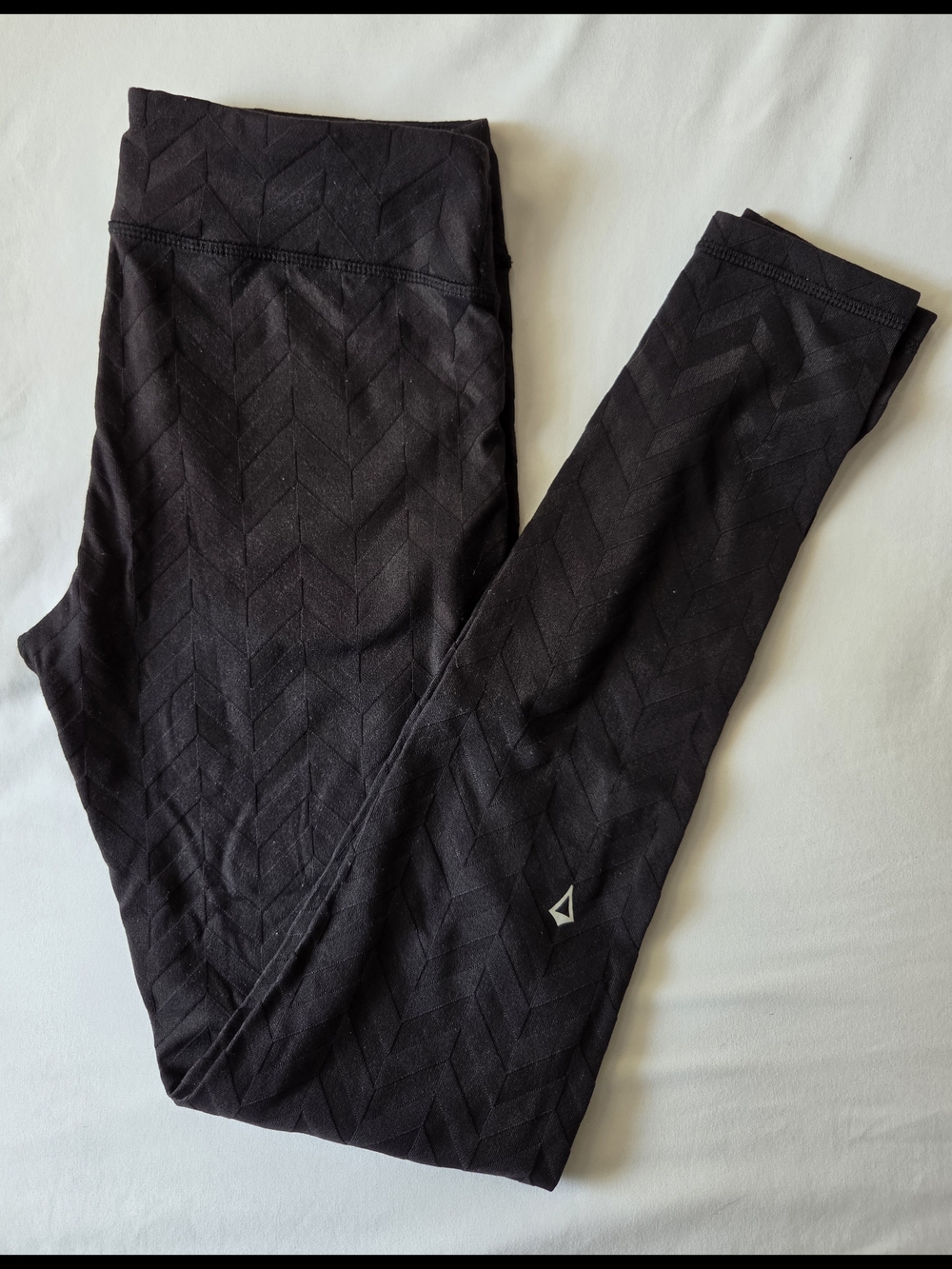 Ivivva Black Textured High-Waist Leggings